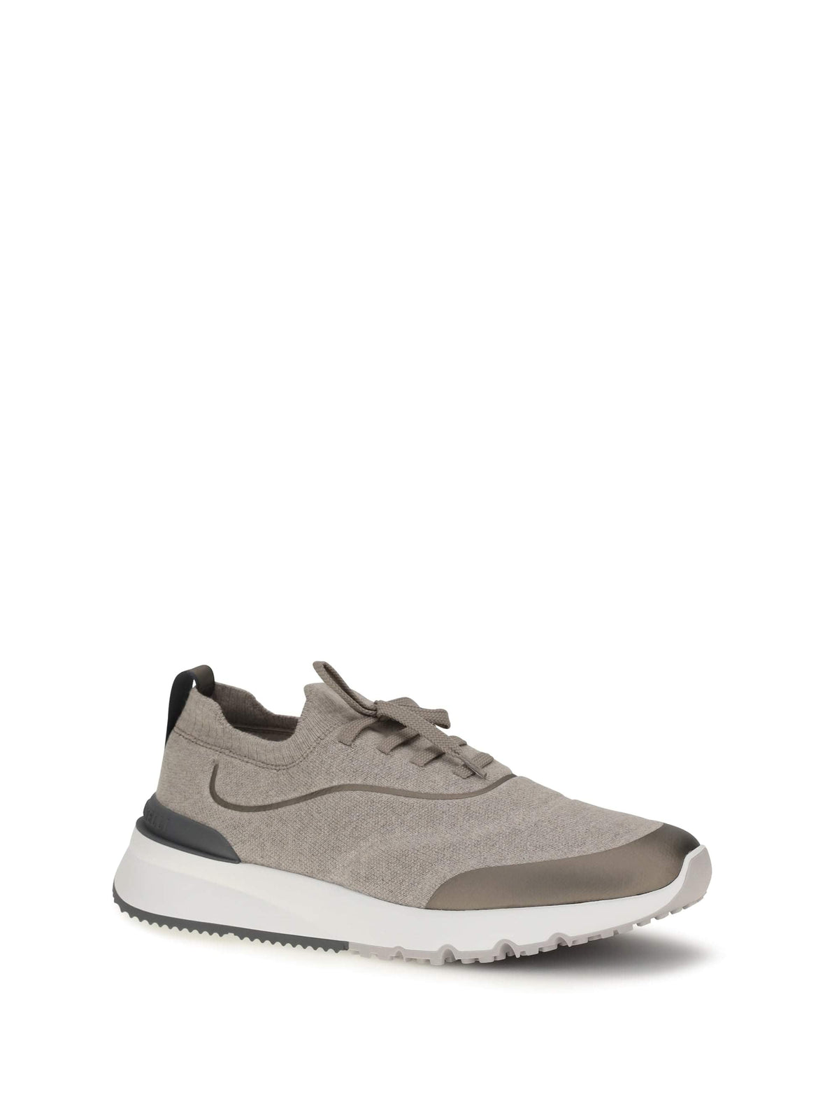 Brunello Cucinelli Men Techno Cotton Knit Sneakers Runners
