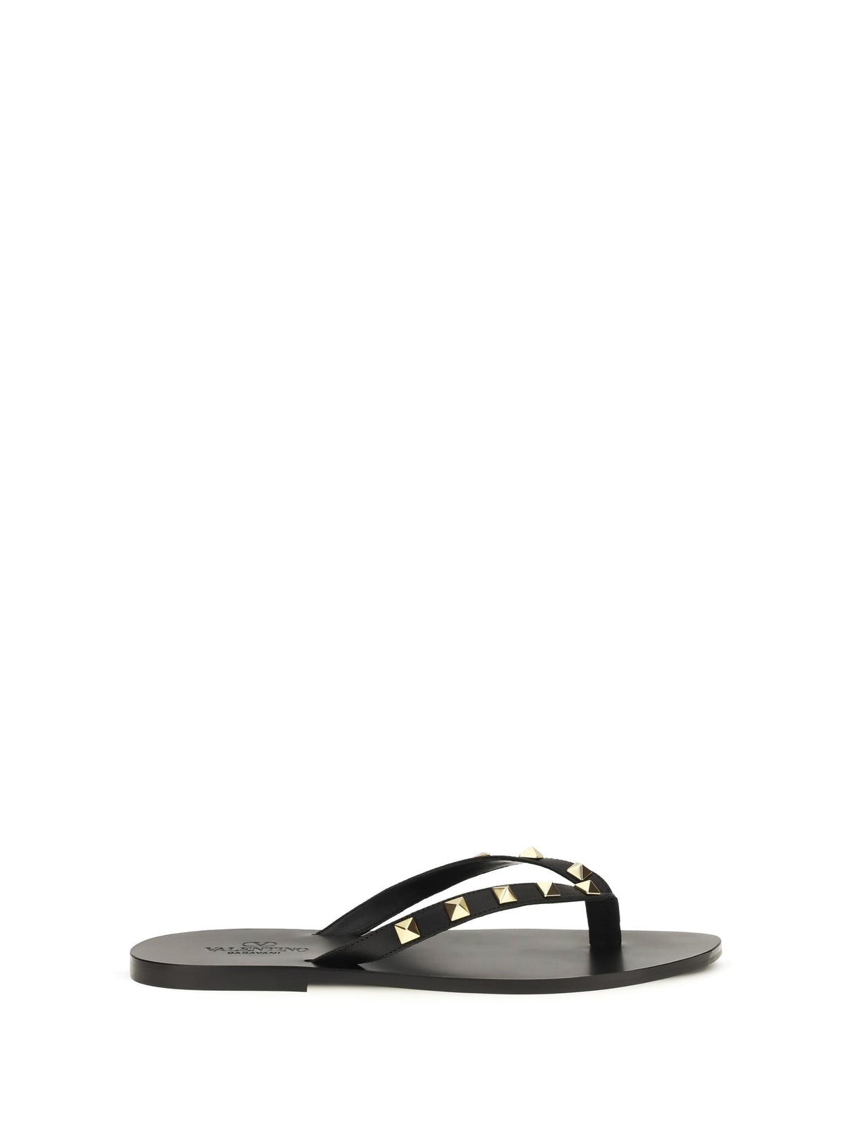 Valentino Garavani Men Rockstud Thong Sandals