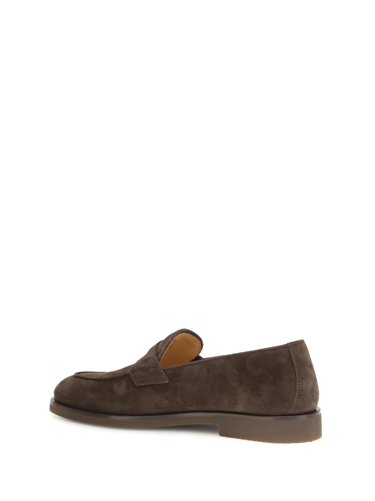 Brunello Cucinelli Men Suede Leather Loafers