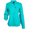 Women's Snap Shirt In Curaco Blue