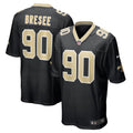 New Orleans Saints Bryan Bresee Black Game Jersey