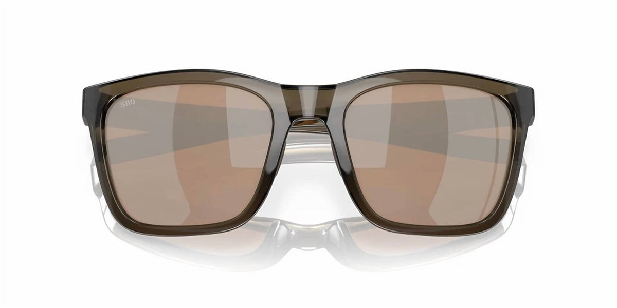 Women's Panga Sunglasses In Shiny Taupe Crystal/copper Silver Mirror