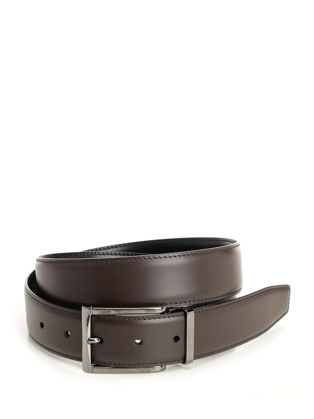 Ferragamo Men Reversible Leather Belt