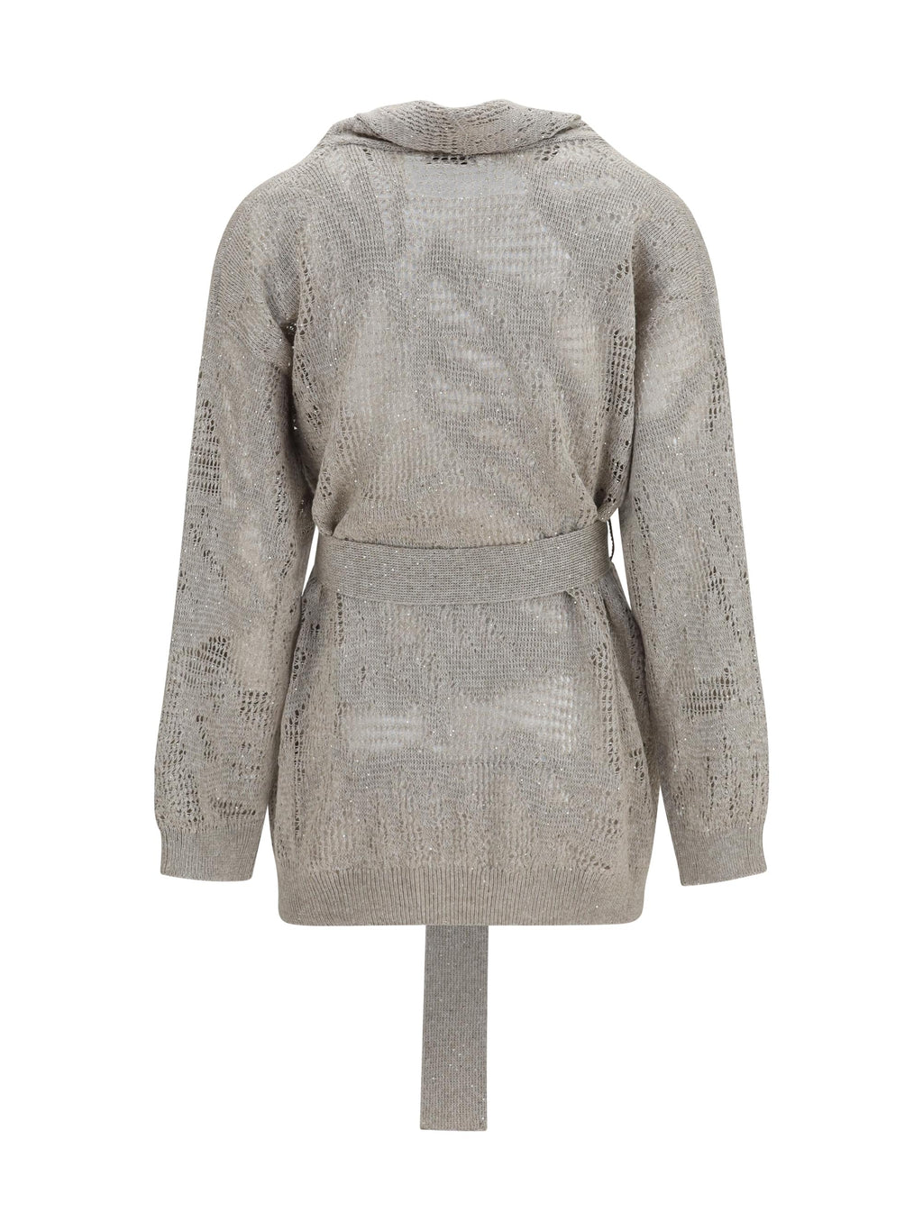 Brunello Cucinelli Women Cotton And Linen Cardigan