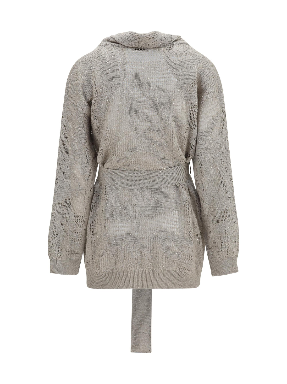 Brunello Cucinelli Women Cotton And Linen Cardigan