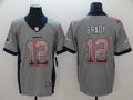 Men's New England Patriots Tom Brady #12 Gray Player Game jersey