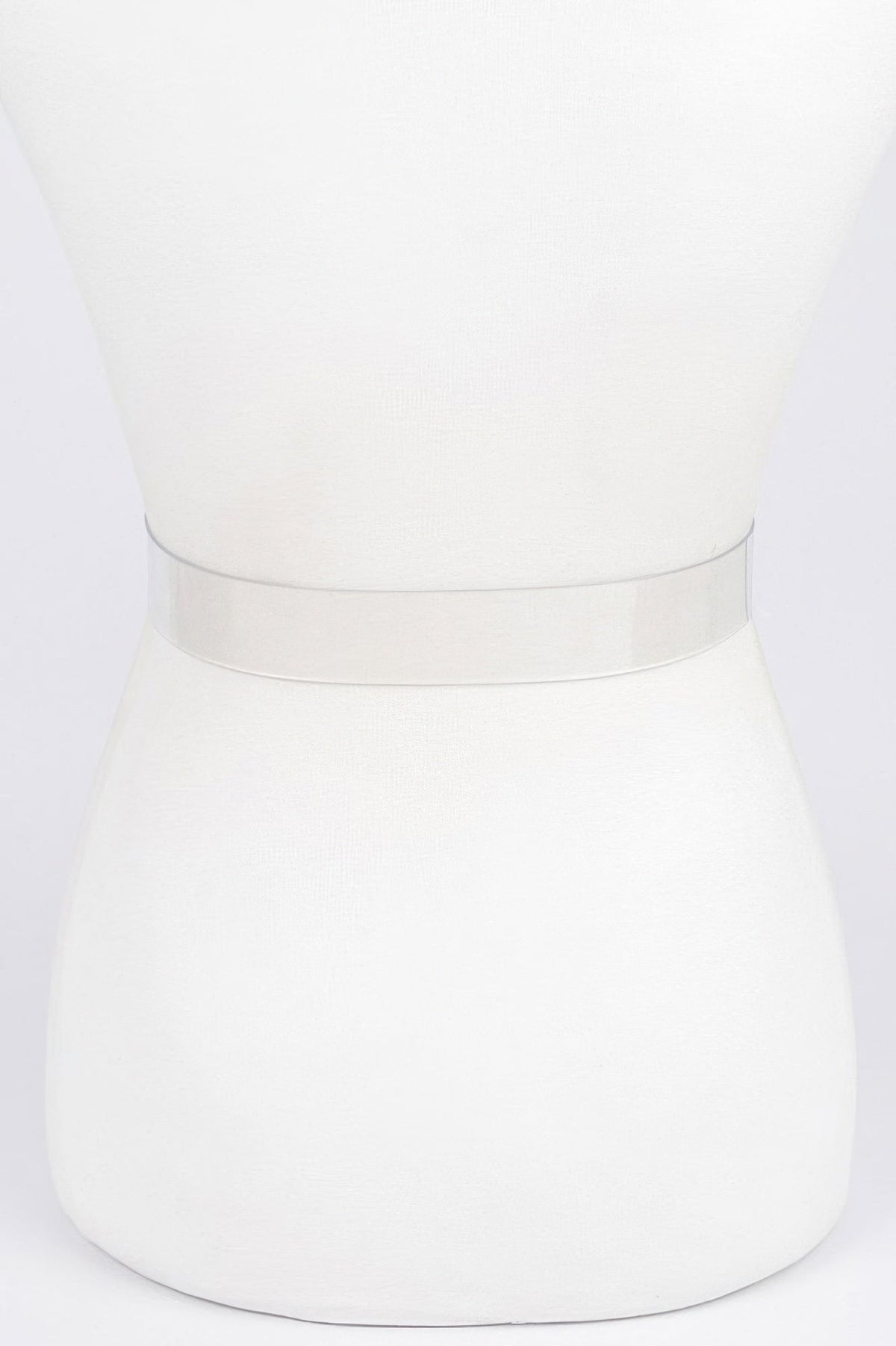 Rhinestone Buckle Vegan Belt