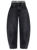 Alexander Wang Women Blow-Up Jeans With Logo Bike Short Waistband