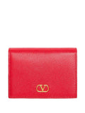 Valentino Garavani Women Vlogo Signature Grainy Leather Wallet