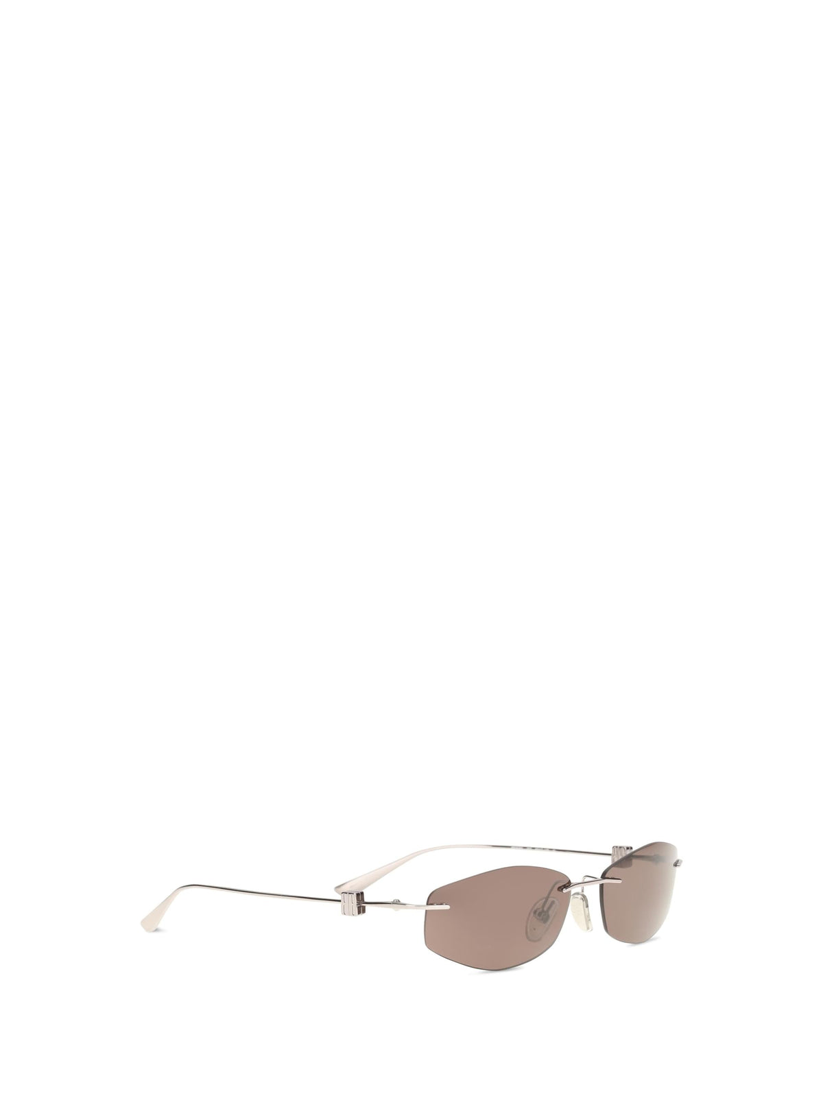 Balenciaga Men Geometric Oval Sunglasses