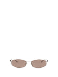 Balenciaga Men Geometric Oval Sunglasses
