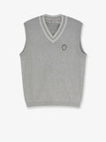 Brunello Cucinelli Men Cotton Vest With Front Logo Patch