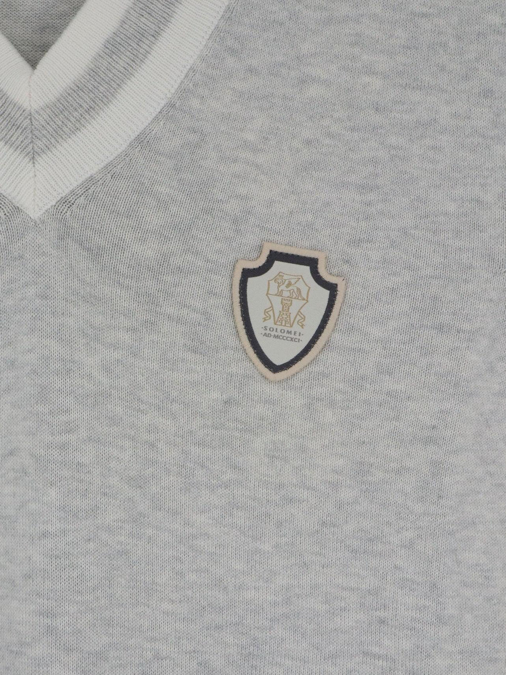 Brunello Cucinelli Men Cotton Vest With Front Logo Patch
