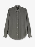 Brunello Cucinelli Women Linen Shirt With Monili Detail