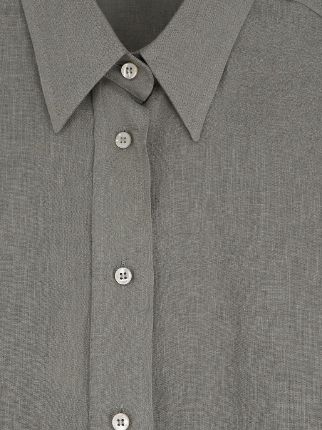 Brunello Cucinelli Women Linen Shirt With Monili Detail