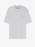 Brunello Cucinelli Men Technical Fabric T-Shirt With Front Logo Patch