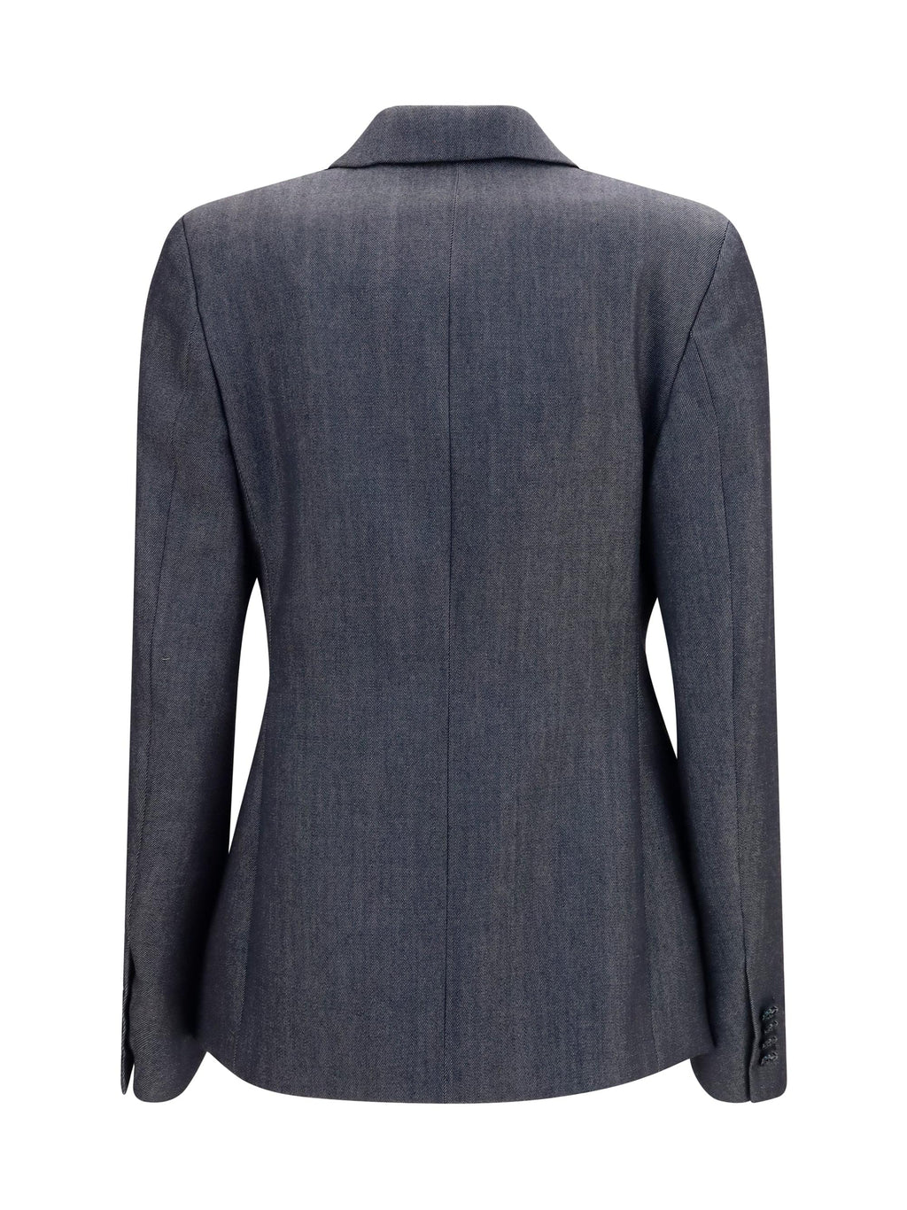 Balenciaga Women Double-Breasted Wool Blazer