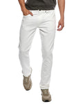 7 For All Mankind Tapered White Slimmy Jean