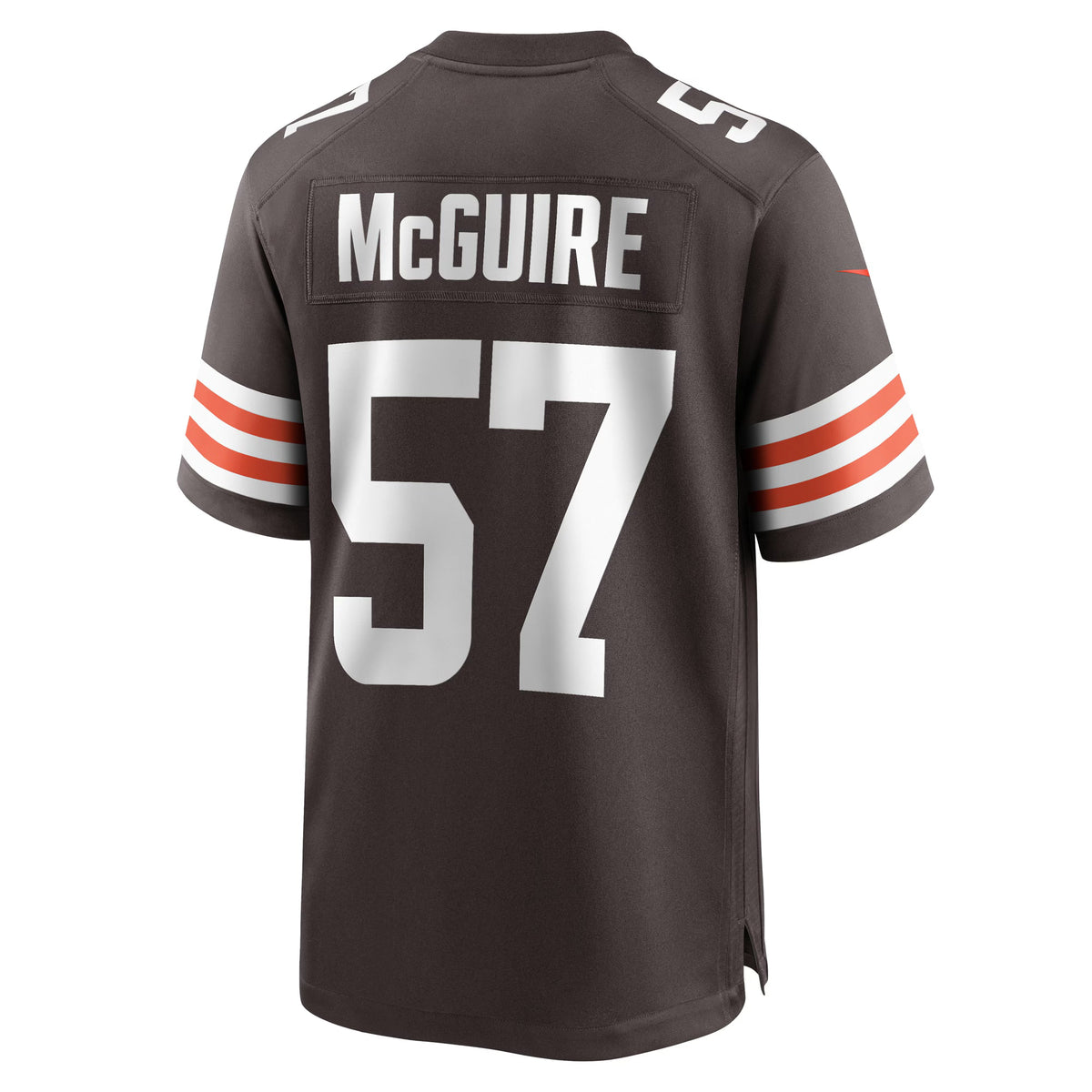 Cleveland Browns Isaiah McGuire Brown Team Game Jersey