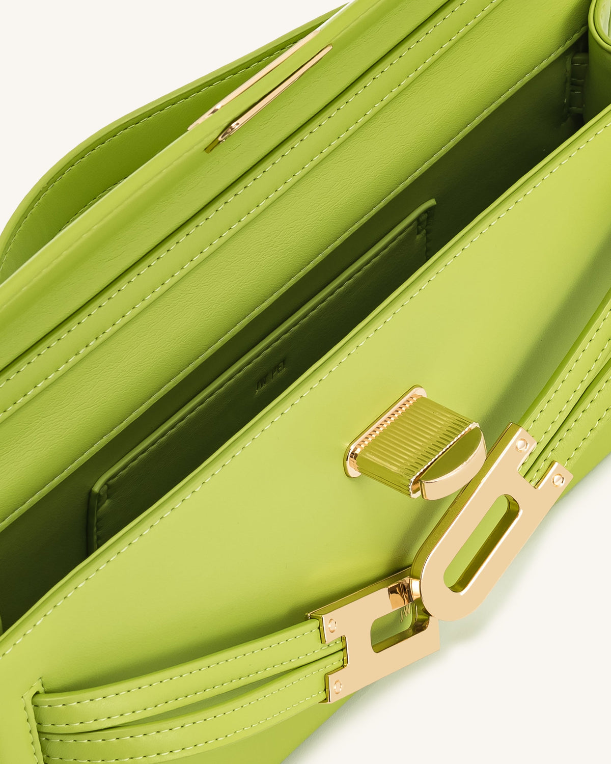 Bria Structured Top Handle Bag - Green