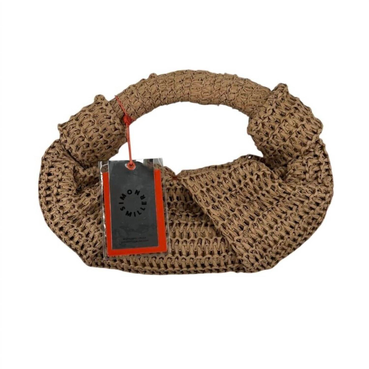 Women's Raffia Lopsy Bag In Tan