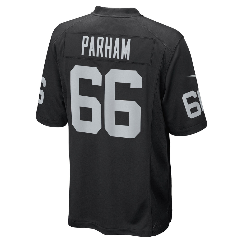 Dylan Parham Las Vegas Raiders Nike Game   Jersey - Black