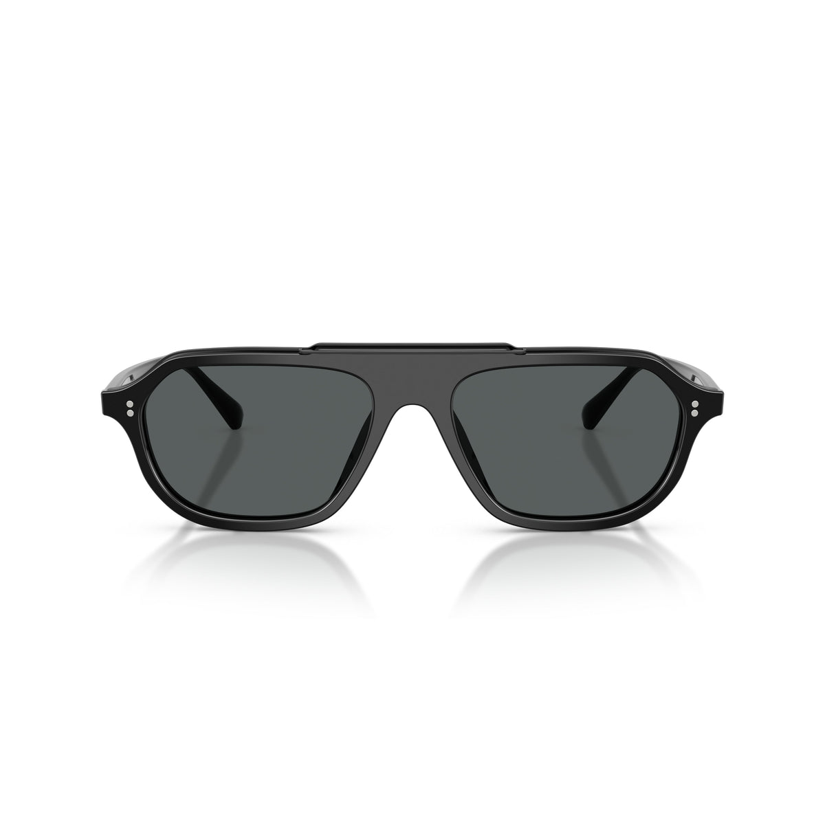 0Ov5613Su Bold Geometric Frame Sunglasses with Double Bridge Design