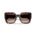 Oversized Tortoiseshell Frame Sunglasses With Gradient Brown Lenses