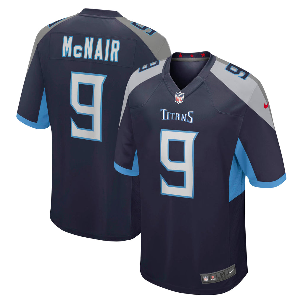 Tennessee Titans Steve McNair Navy Game Retired Player Jersey