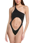Norma Kamali One-Shoulder One-Piece