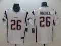 Men's New England Patriots Sony Michel #26 White Game jersey