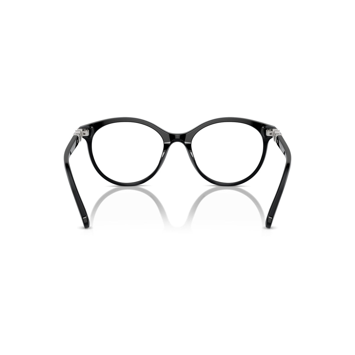 0Sk2019 Black Acetate Sunglasses with Crystal-Embellished Temples