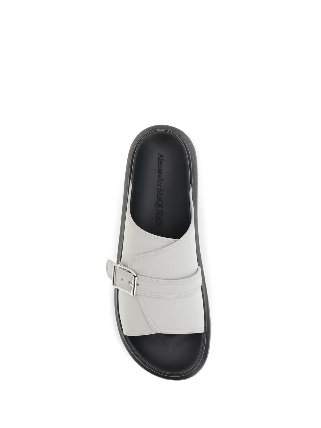 Alexander Mcqueen Men Buckle Slide Sandals