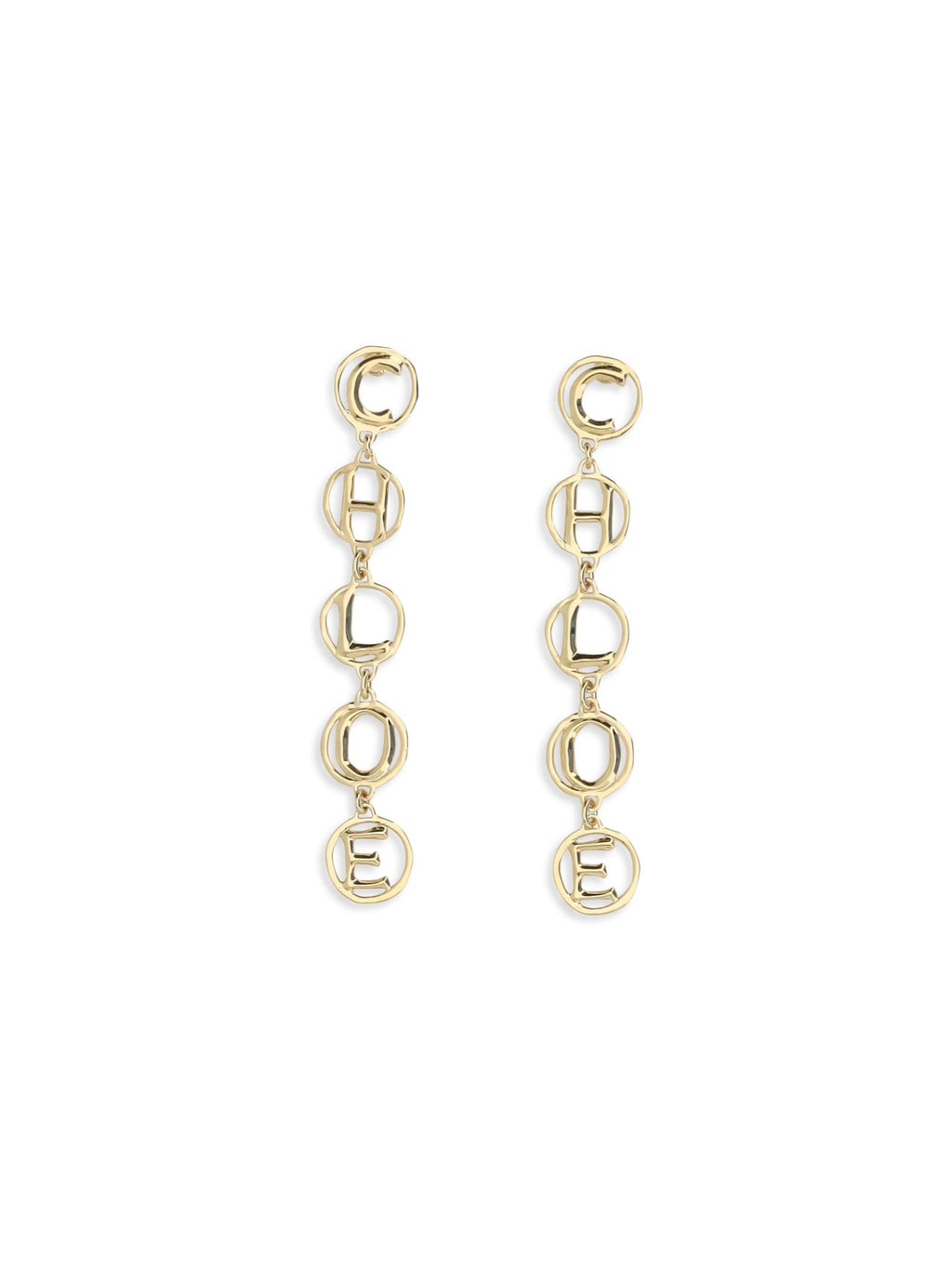 Chloé Women Script Drop Earrings
