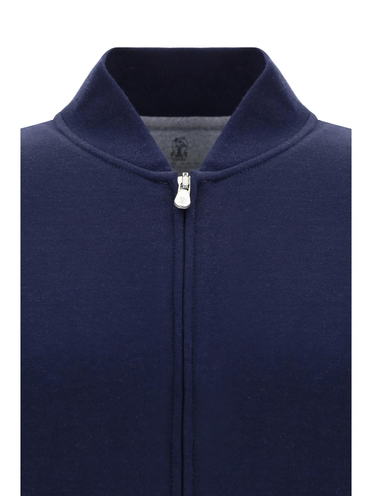 Brunello Cucinelli Men Cotton Zip Sweatshirt