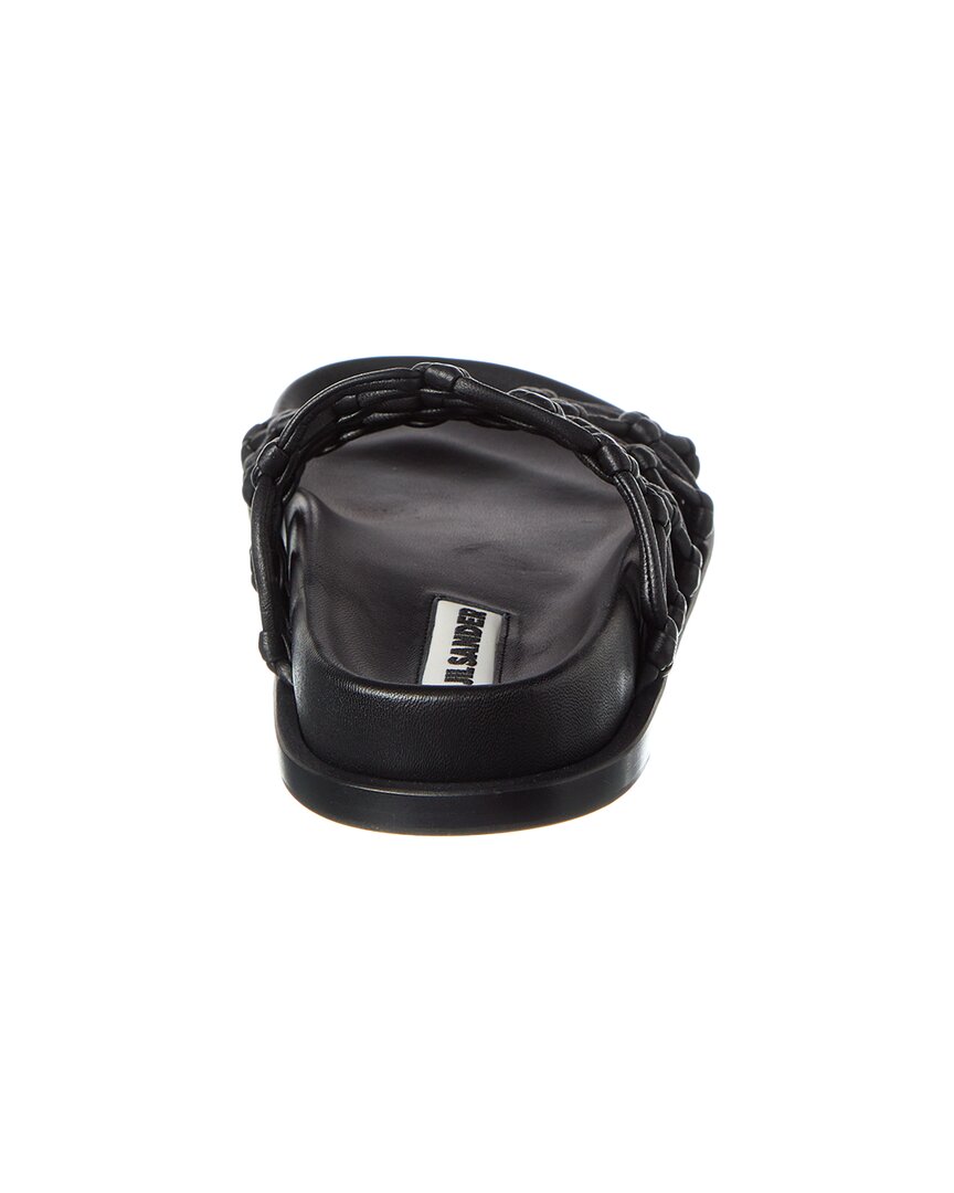 Jil Sander Logo Leather Sandal