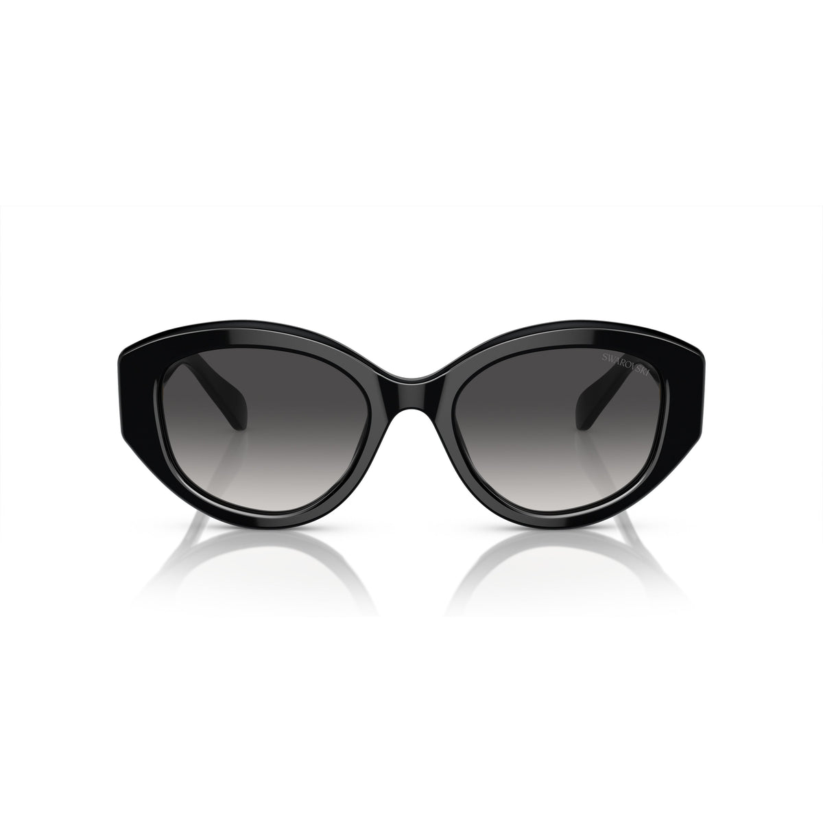 0Sk6005 Oversized Cat-Eye Sunglasses with Crystal Embellishments