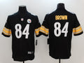 Men's Pittsburgh Steelers Antonio Brown #84 Black Game jersey