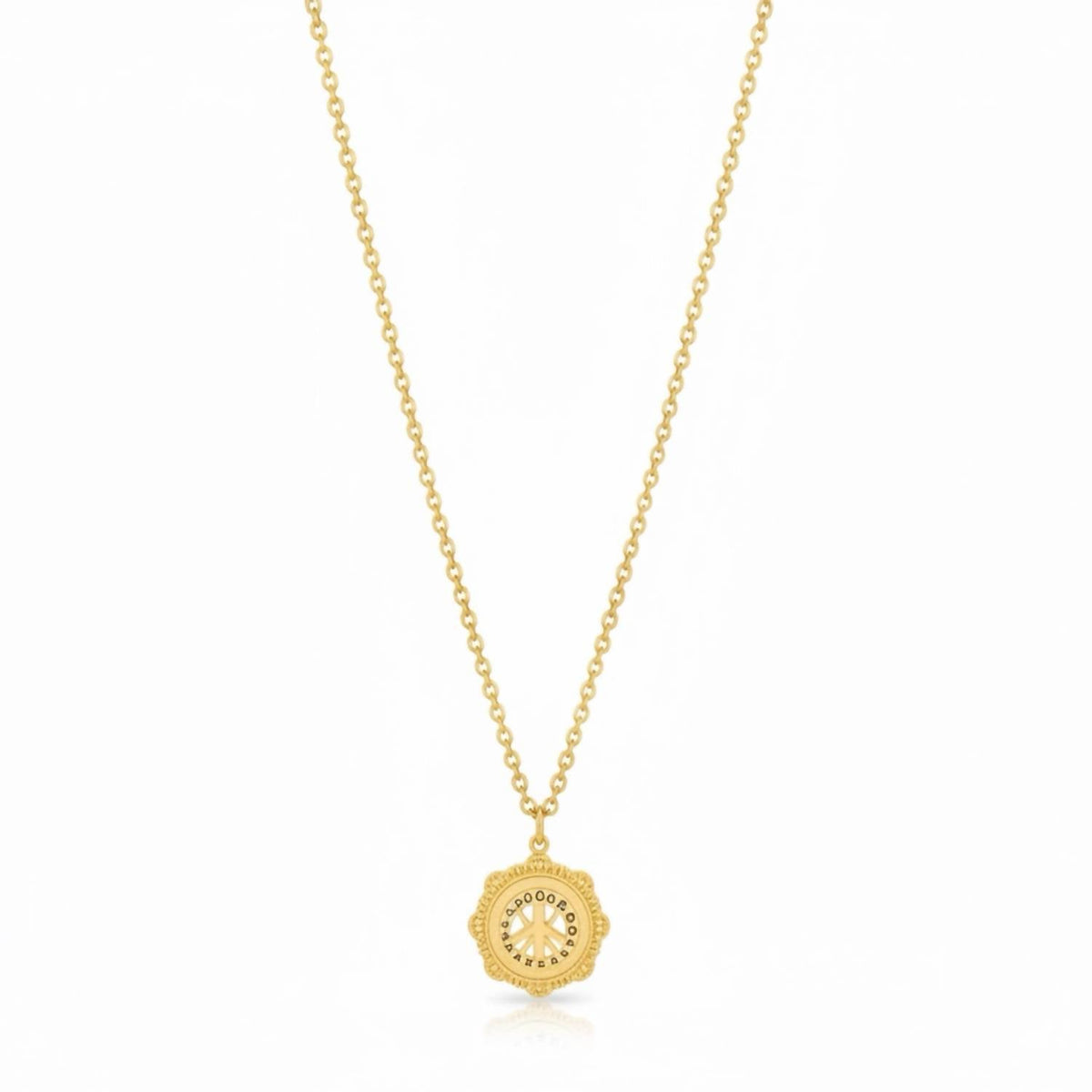 Women's Bee Medallion Necklace In Gold