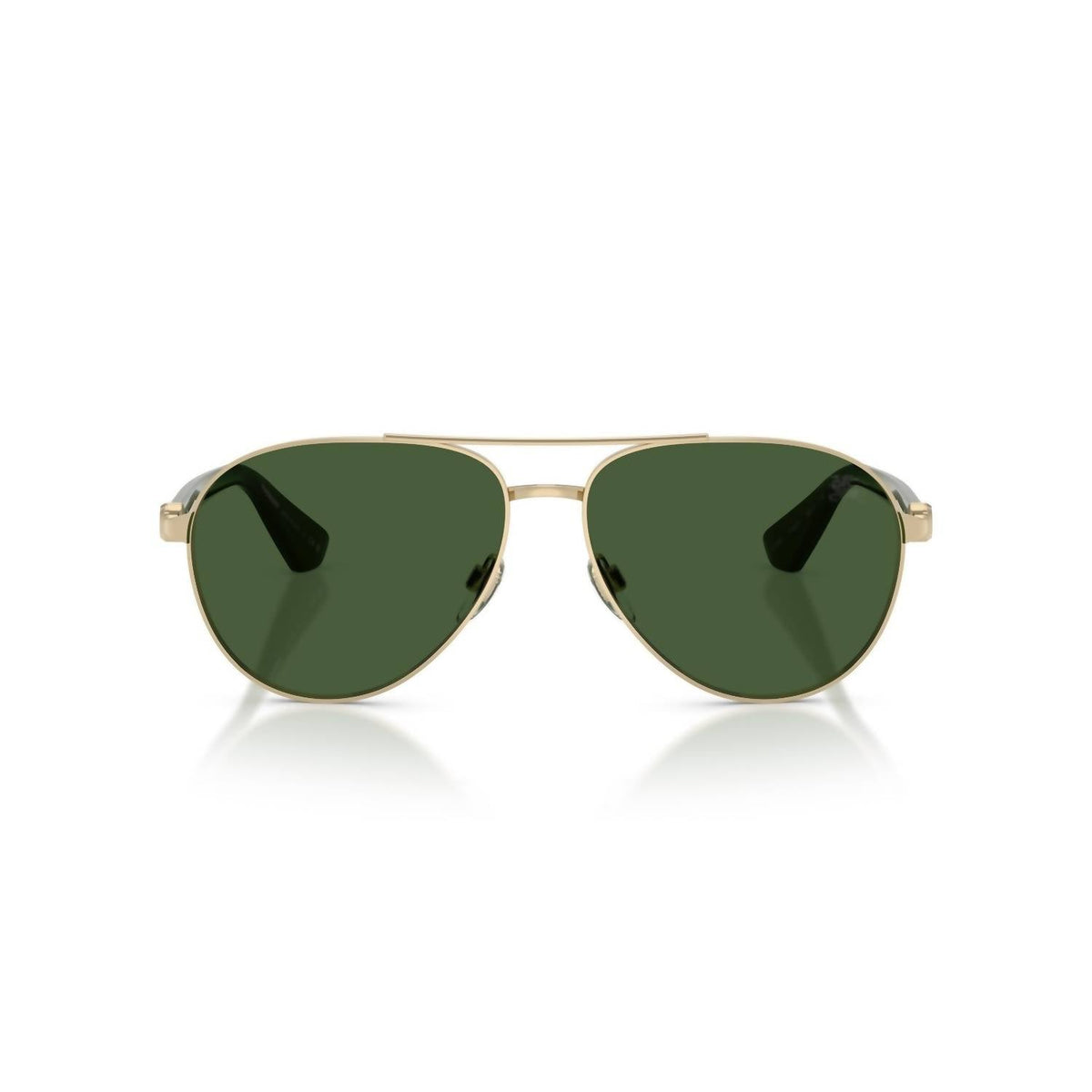 Men's Pilot Sunglasses In Light Gold