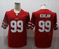 Men's San Francisco 49ers Javon Kinlaw #99 Red Game jersey