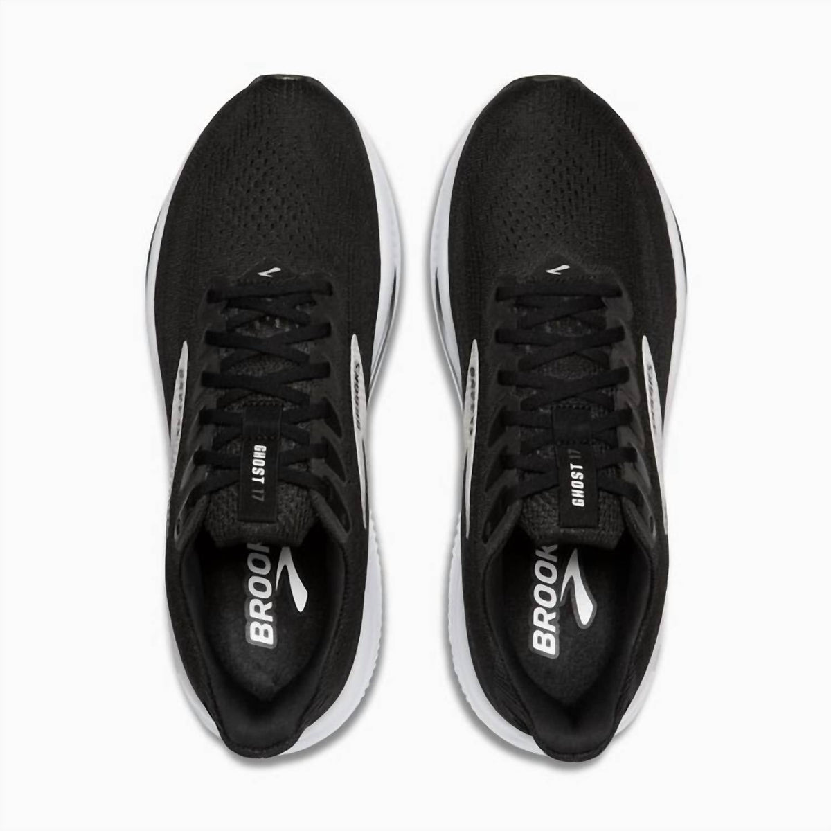 Men's Ghost 17 Shoe In Black/grey/white
