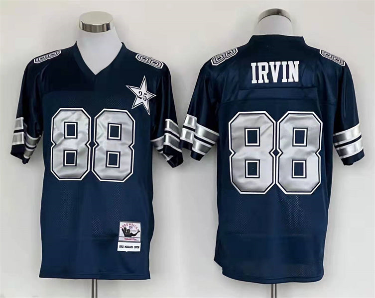 Men's Dallas Cowboys Michael Irvin Mitchell & Ness Navy Legacy Replica Player jersey