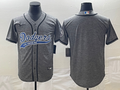 Men's Los Angeles Dodgers Gray Joint Edition Blank jersey