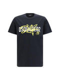 Dsquared2 Men Cotton Printed T-Shirt