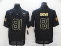 Men's Tampa Bay Buccaneers Antonio Brown #81 Black Game jersey