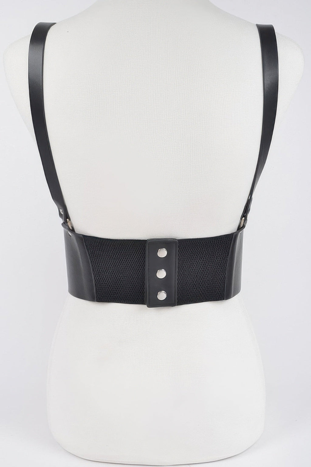 Vegan Leather Corset Harness Belt