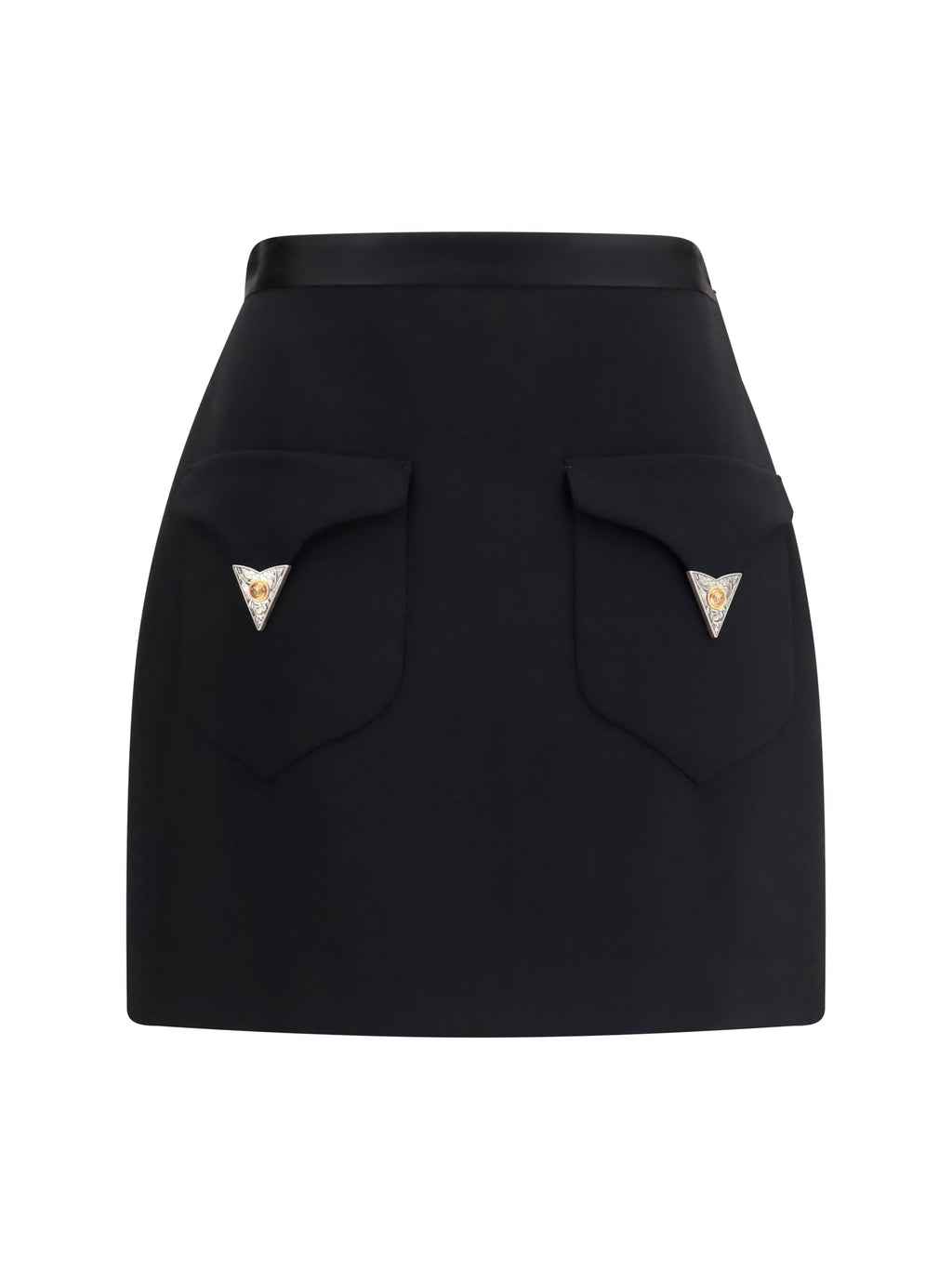Versace Women Wool Mini Skirt