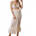 Eyelet Sarong In Ivory