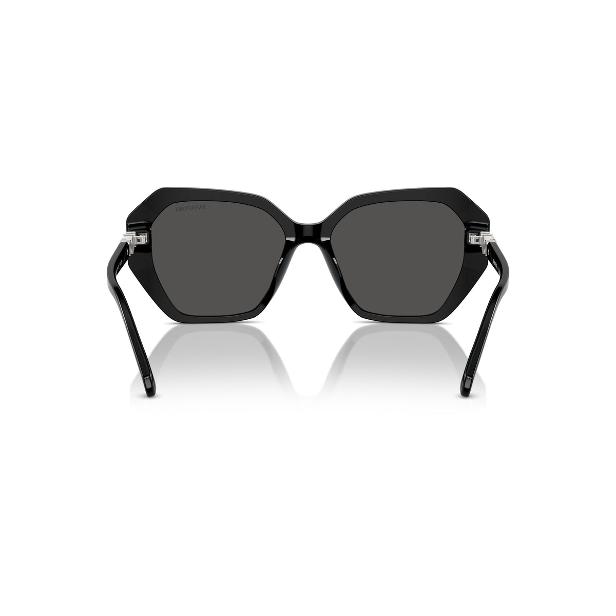 0Sk6017 Oversized Geometric Sunglasses with Crystal Accents